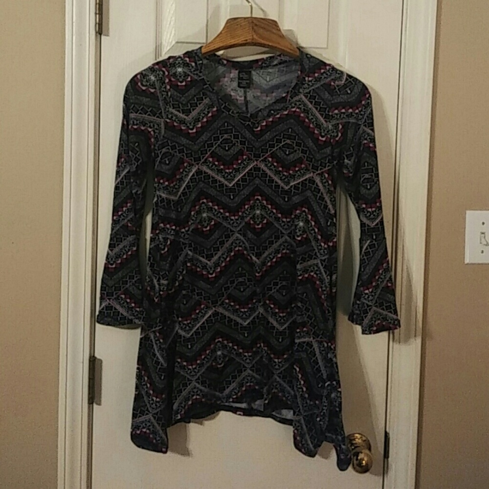 Flare bottom tunic